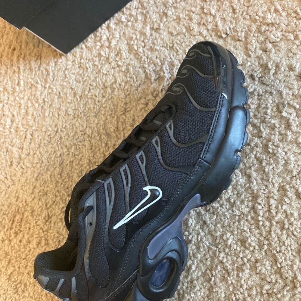 AIR MAX PLUS GS 'BLACK PURE PLATINUM